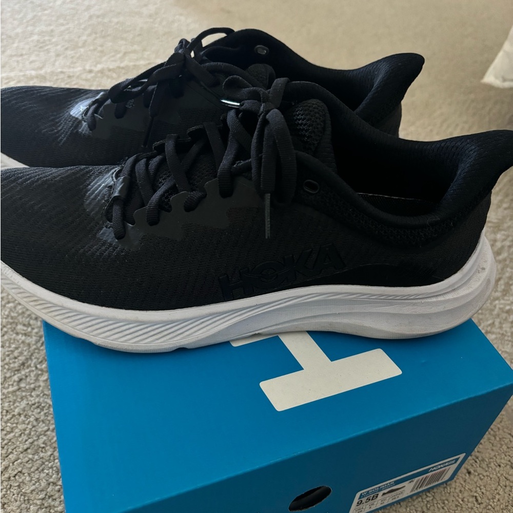 Hoka solimar black running shoes 9.5